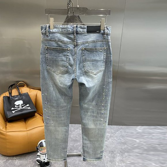 Amiri Skinny Colorful Painter Jeans - Picture 8 of 9